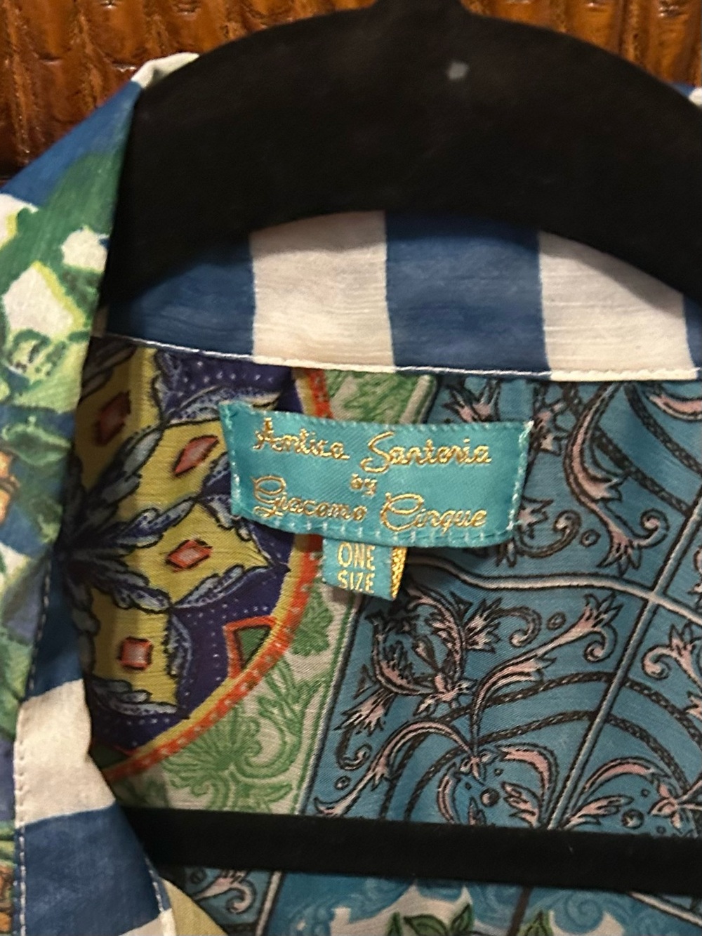 NWOT Antica Sartoria BY Giacomo Porcellana Beach Coverup OS - Picture 10 of 11